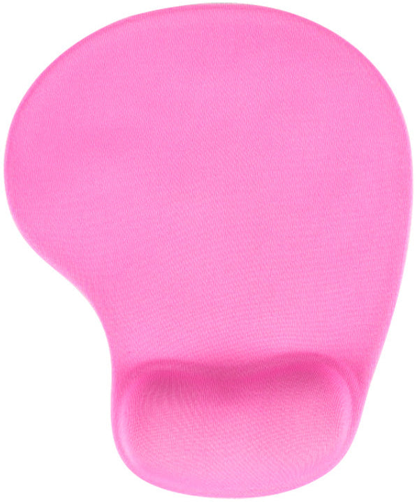 Tapis de souris ergonomique avec repose-poignet - rose