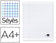 cahier 24x32 couverture plastique 96pages seyes- incolore
