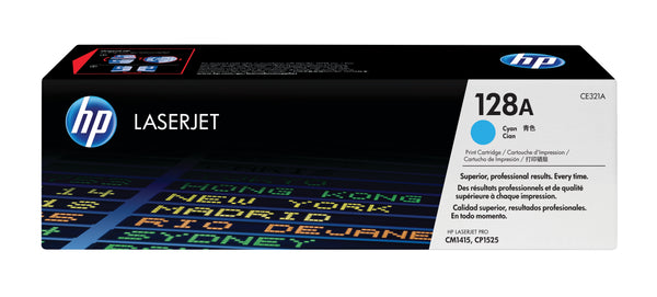 Cartouche toner HP cyan ce321a - 1300 pages