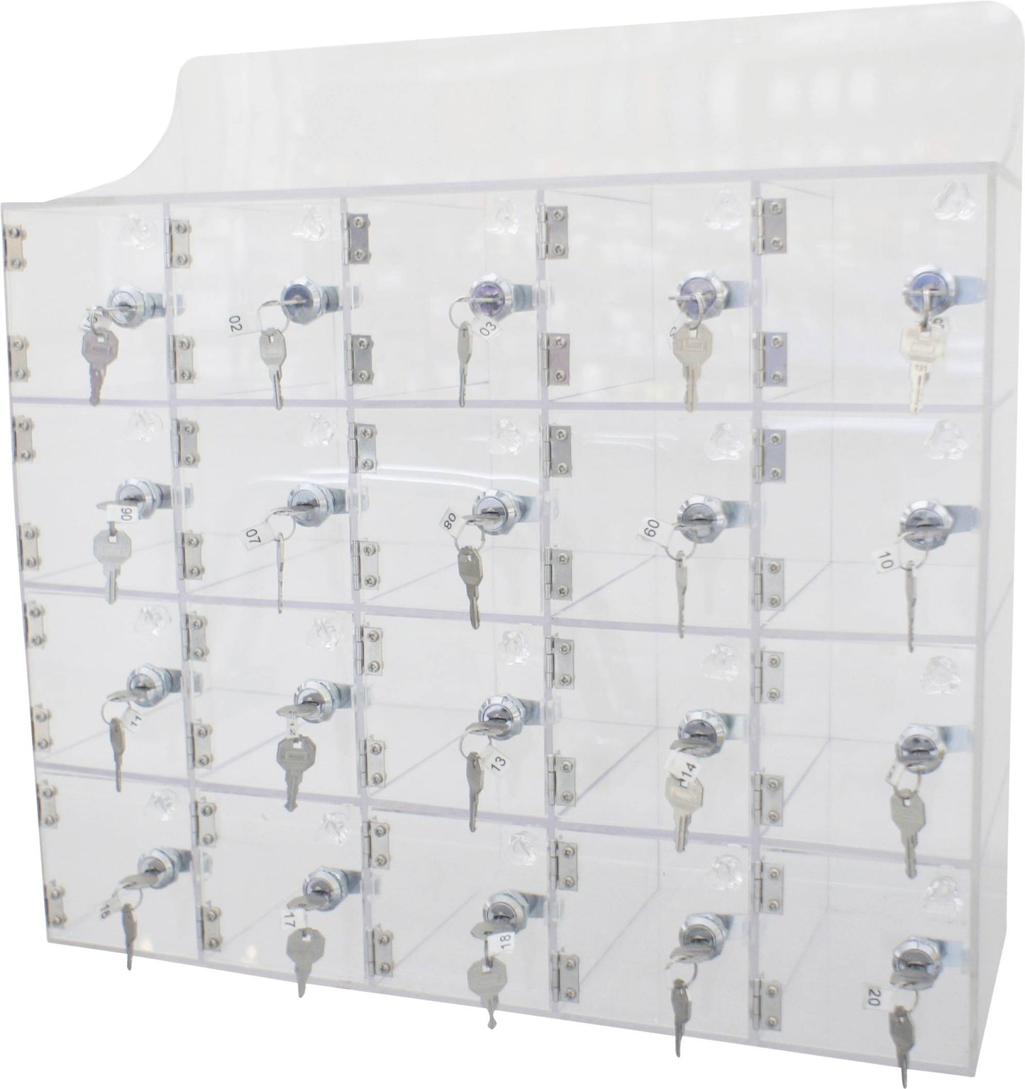 Casier sécurisé pour 20 téléphones - Accrochable au mur
