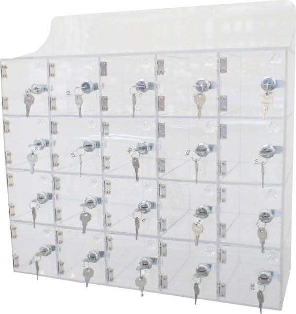Casier sécurisé pour 20 téléphones - Accrochable au mur