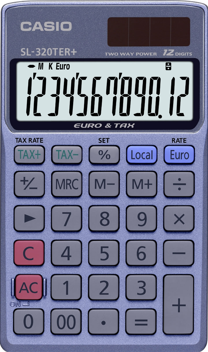 Calculatrice 4 op.12ch.sl320ter casio