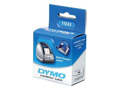 Etiquettes Dymo labelwriter 13x25 mm - rouleau de 1000 étiquettes