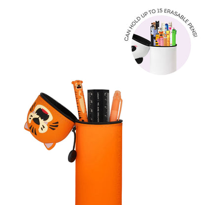 Trousse LEGAMI 2-en-1 Rétractable - Silicone Orange