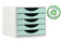Module Classement 5 tiroirs vert Pastel