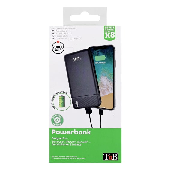 Batterie externe 20000mah - charge rapide et efficace