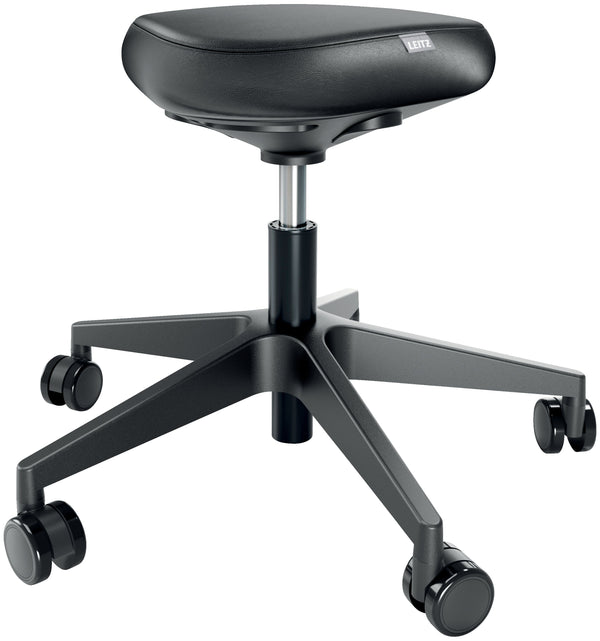 Tabouret de bureau Confort - Siège Rembourré Noir-ergonomique