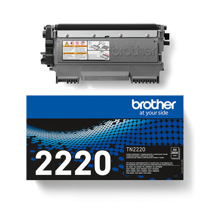 Cartouche toner Brother tn-2220 - rendement élevé 2600 pages