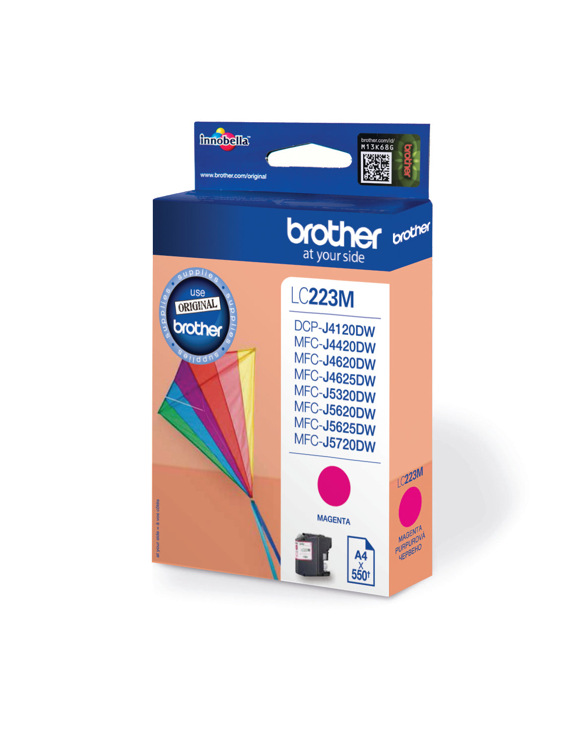 Cartouche d'encre Brother magenta LC223m - 550 pages