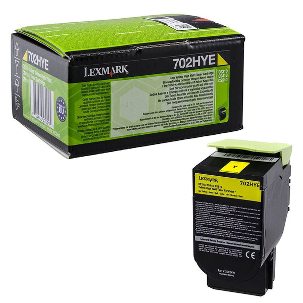Toner Lexmark jaune 70c2hy0 - haute capacité 3000 pages