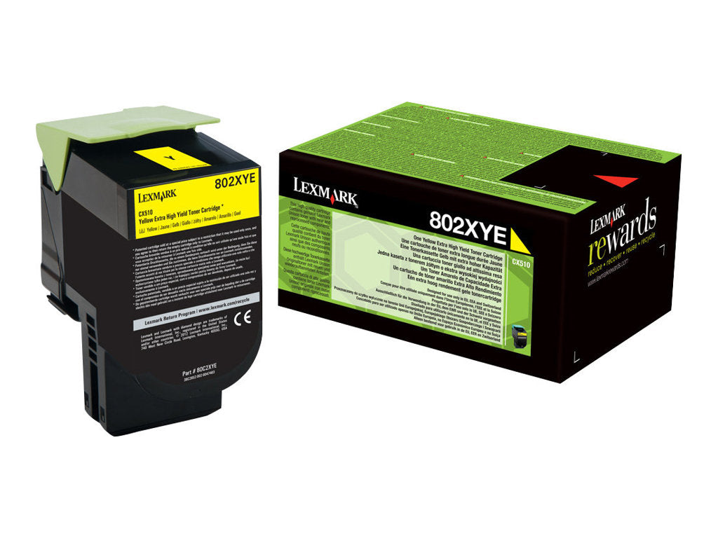 Toner Lexmark laser jaune - haute capacité 4000 pages