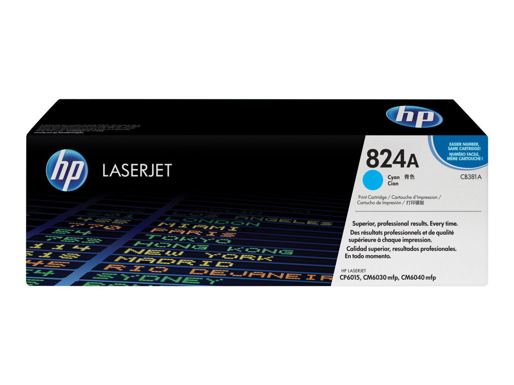Toner HP cyan cb381a - capacité 21,000 pages
