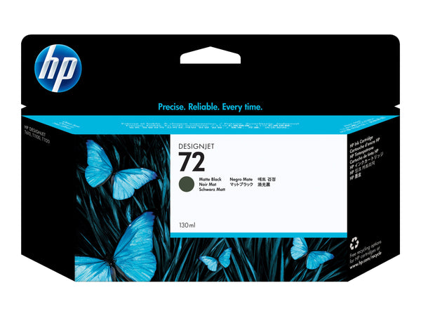 Cartouche d'encre HP 130 ml - noir mat pour designjet