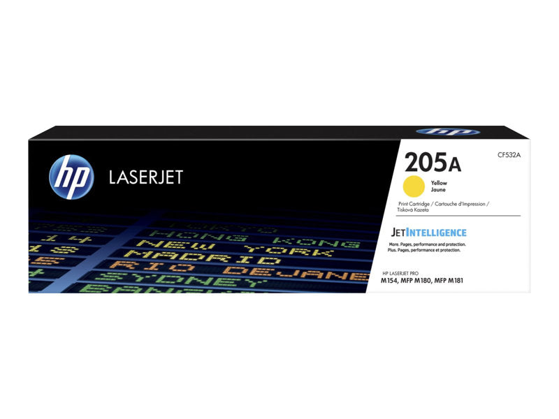 Cartouche toner HP 205a jaune - 900 pages