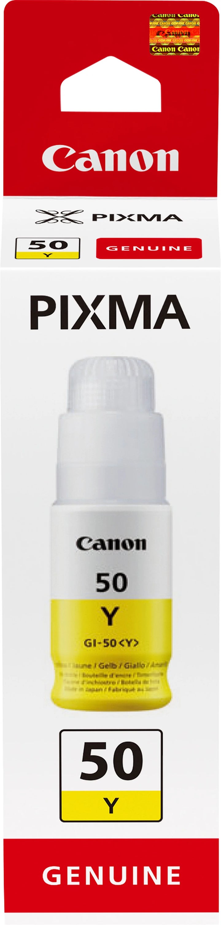 Bouteille d'encre Canon jaune gi-50 - haut rendement