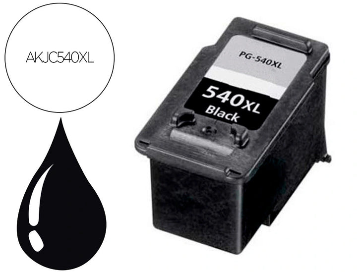 Cartouche d'encre compatible Canon 540XL Noire - haute capacité 25ml
