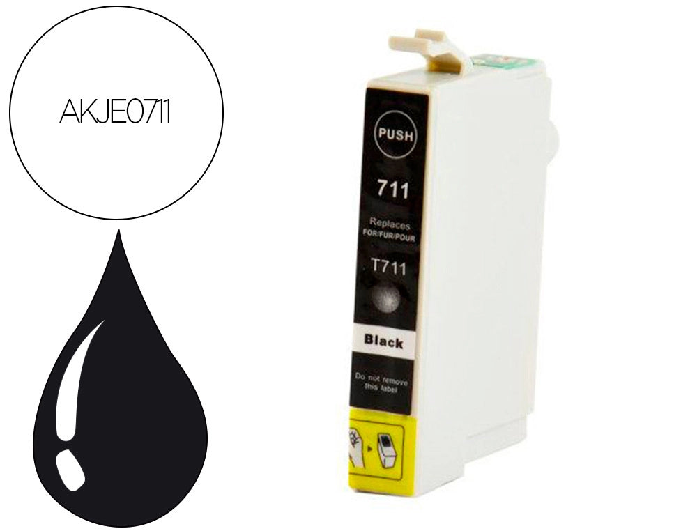 Cartouche Compatible Epson T0711/891 Noire 15 ml