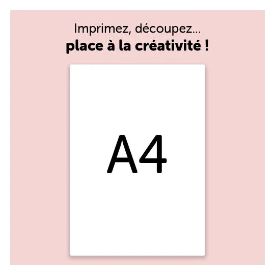 Papier transfert laser A4 - personnalisation textile-paquet de 15 feuilles