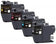 Pack 4 cartouches Compatible Brother LC3217 CMJN 550 pages