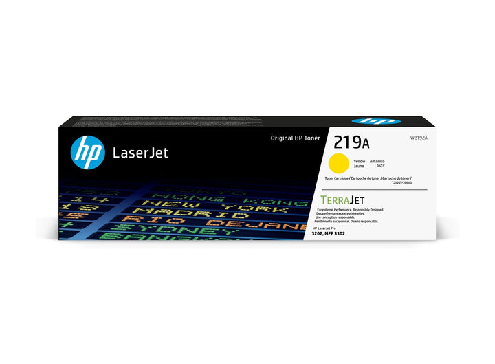 Cartouche toner HP jaune 219a - 1200 pages