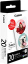 Pack d'autocollants ronds prédécoupés 33mm Canon ZINK™, 20feuilles 4967C003