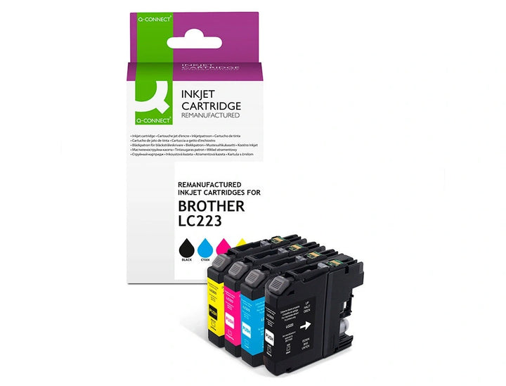 Cartouches Brother remanufacturées  LC223 - pack de 4