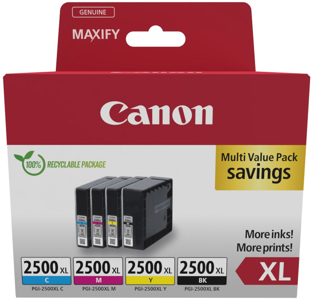 Multipack cartouches d'encre Canon PGI-2500xl - haut rendement