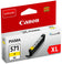 Cartouche d'encre Canon CLI-571XL jaune - Haut rendement 11ml