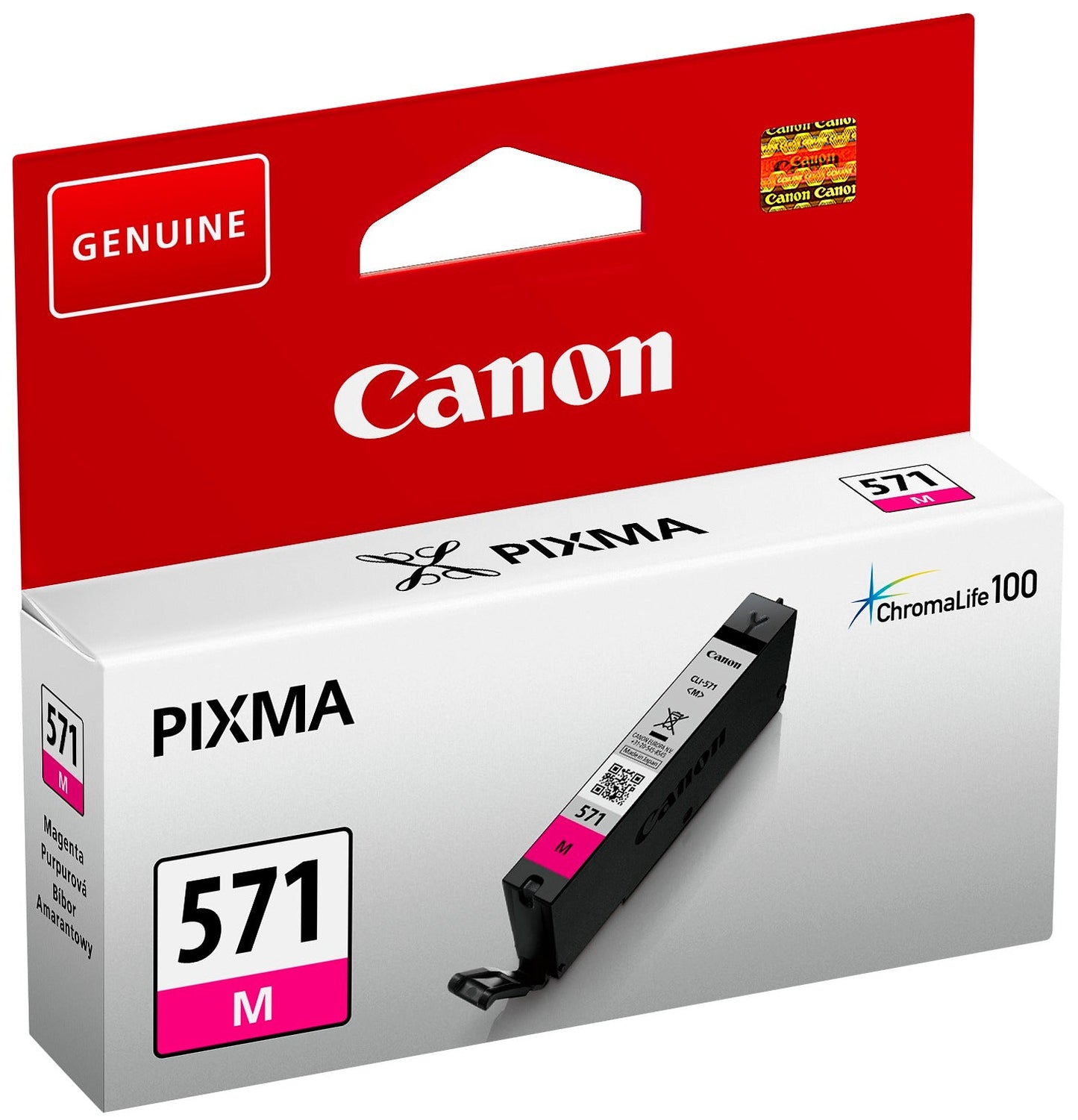 Cartouche d'encre Canon CLI-571M magenta - 306 pages