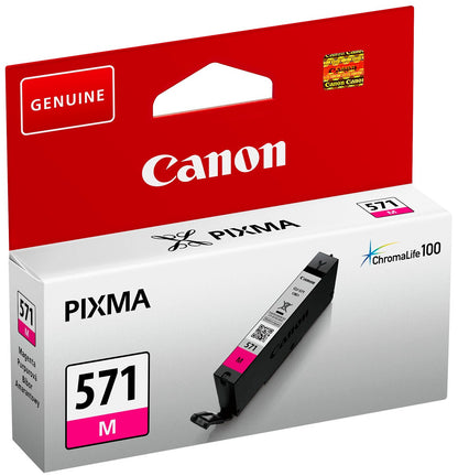 Cartouche d'encre Canon CLI-571M magenta - 306 pages