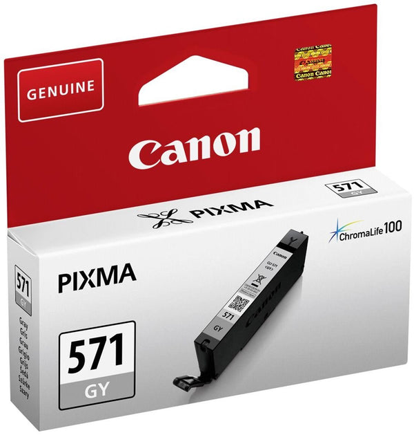 Cartouche d'encre Canon grise CLI-571 - 7 ml - rendement standard