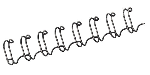 Reliure metal 12.7mm nr b/100