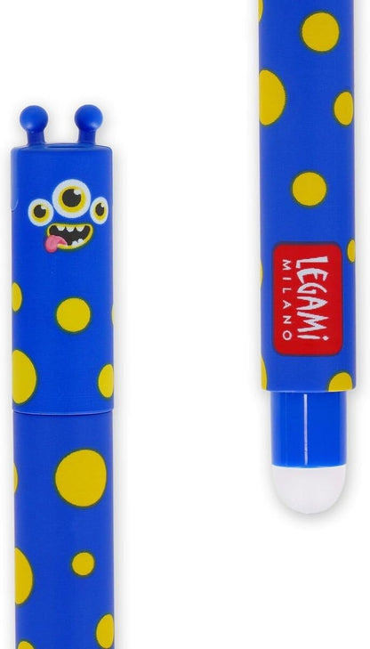 Stylo effaçable legami 0.7 mm - encre thermosensible monster