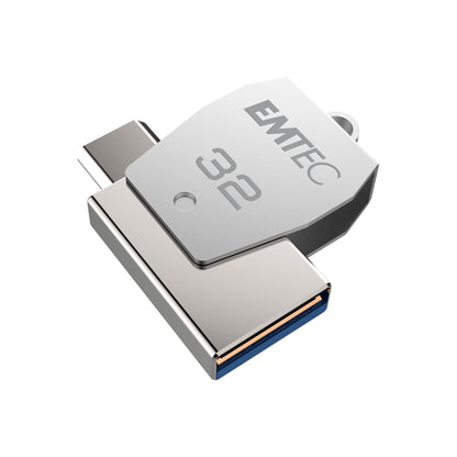 Clé usb dual 32go - pivotante et métal