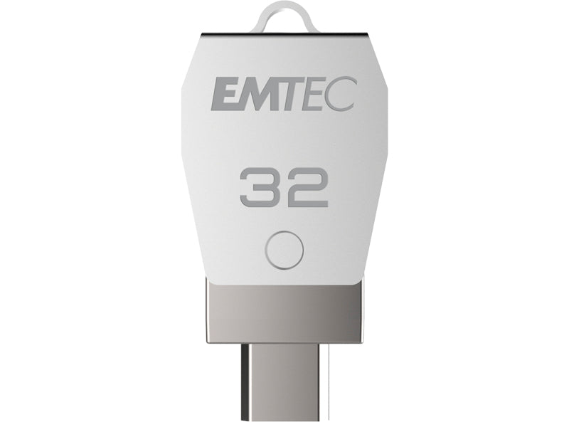 Clé usb dual 32go - pivotante et métal
