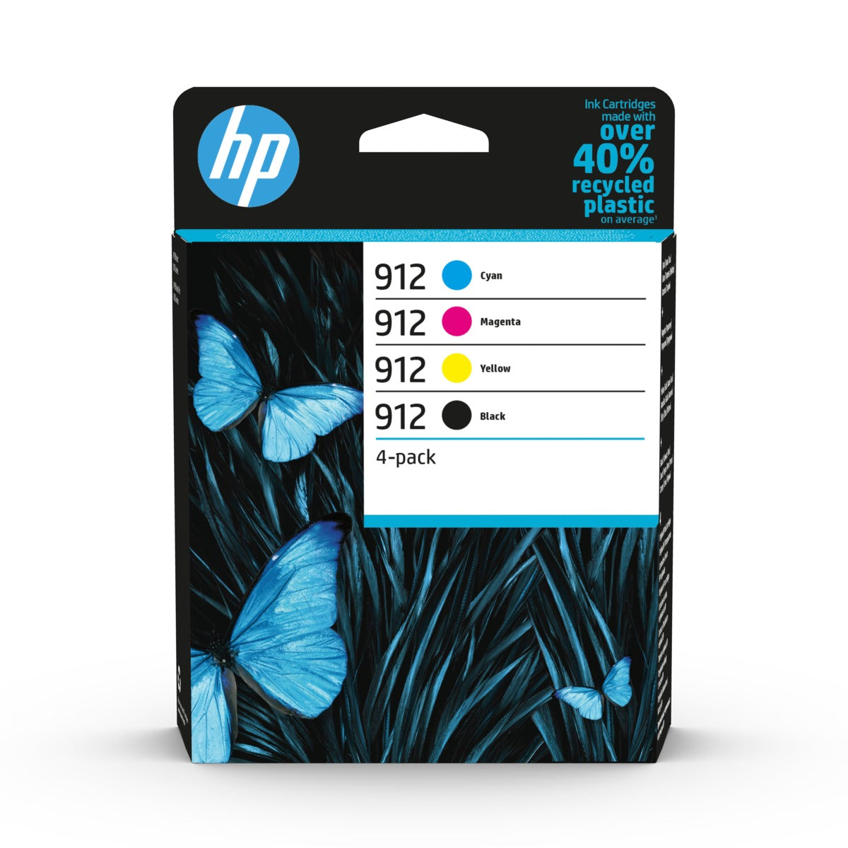Pack cartouches encre hp 912 - tricolore et noir