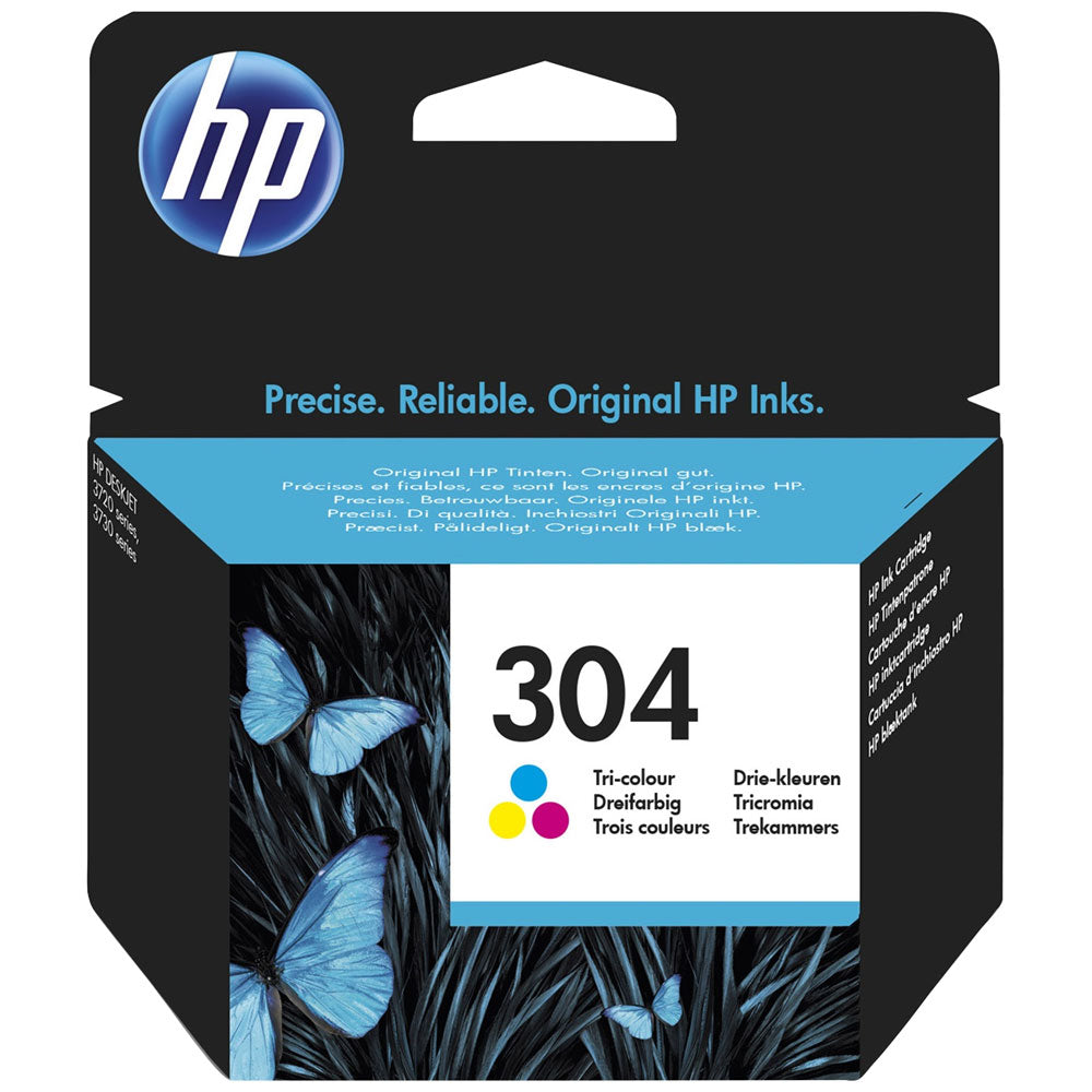 Cartouche couleur HP 304 - rendement 100 pages