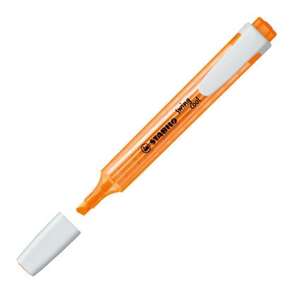 Surligneur swing cool orange - Pointe Biseautée, Encre à Eau