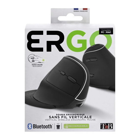 Souris ergonomique rechargeable - confort et précision