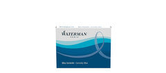 Cartouche waterman longue bleu etui de 8