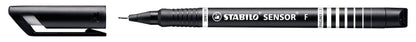 Feutre sensor pointe fine etui de 4 couleurs assorties