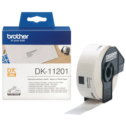 Étiquettes Brother DK-11201 - 400 étiquettes (29 x 90 mm)