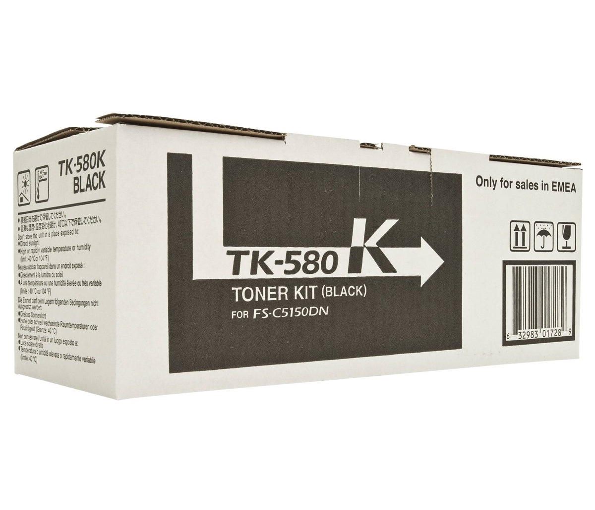 Cartouche kyocera tk-580k -3500 pages -noir