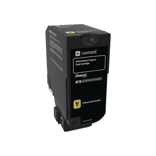 Toner Lexmark jaune 74c20y0 - 3000 pages pour imprimantes laser