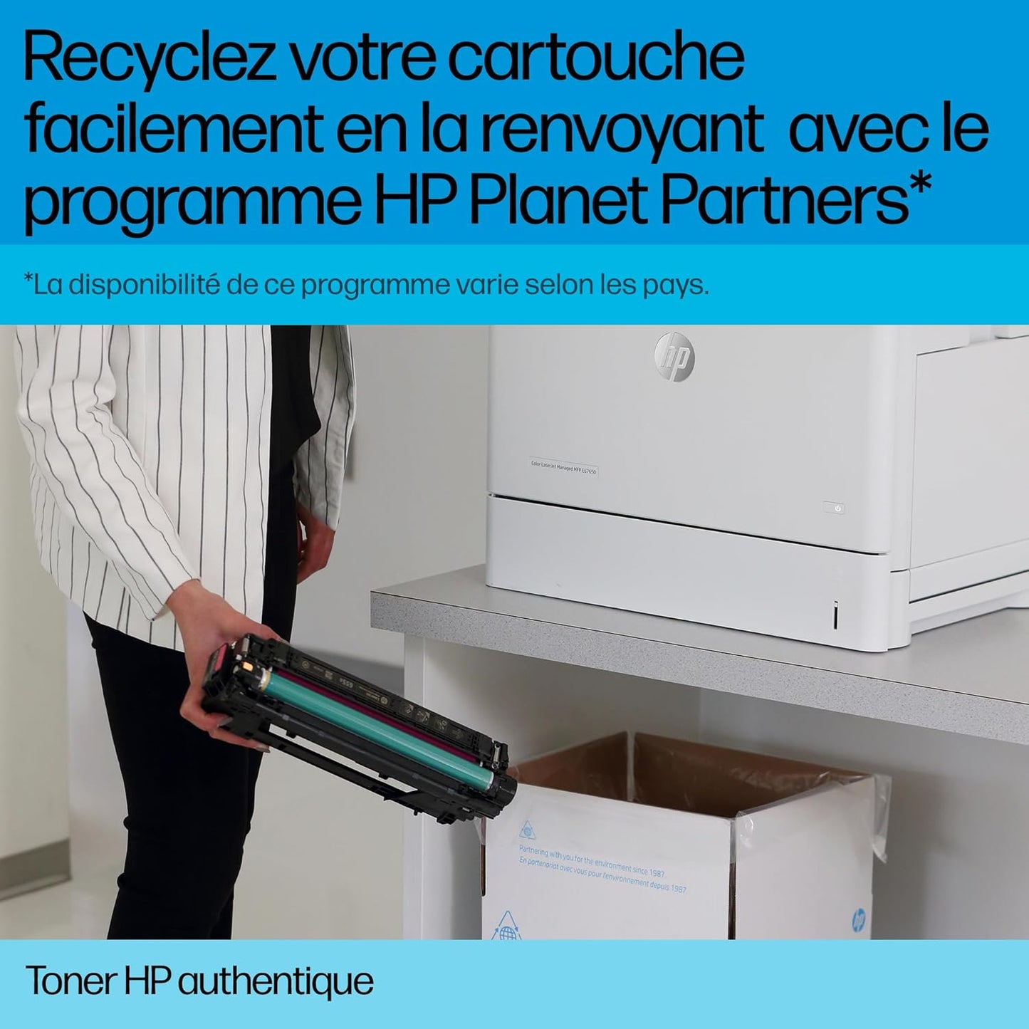 Cartouche toner HP cf413x magenta 5000 pages - haute capacité