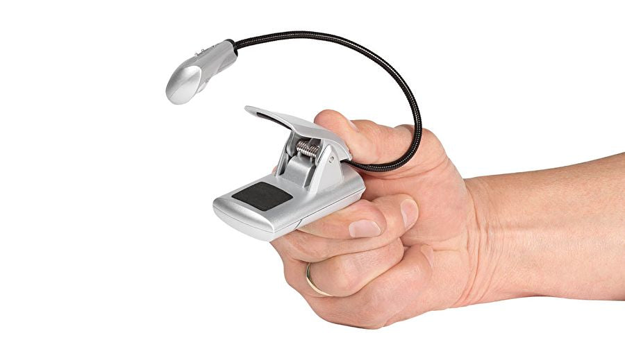 Lampe de lecture led avec pince - éclairage pratique