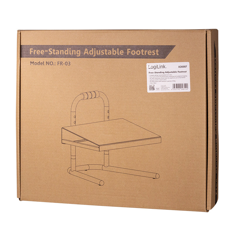 Repose-pieds réglable 6 niveaux - confort optimal