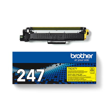 Toner laser Brother tn247y - haute capacité 2300 pages