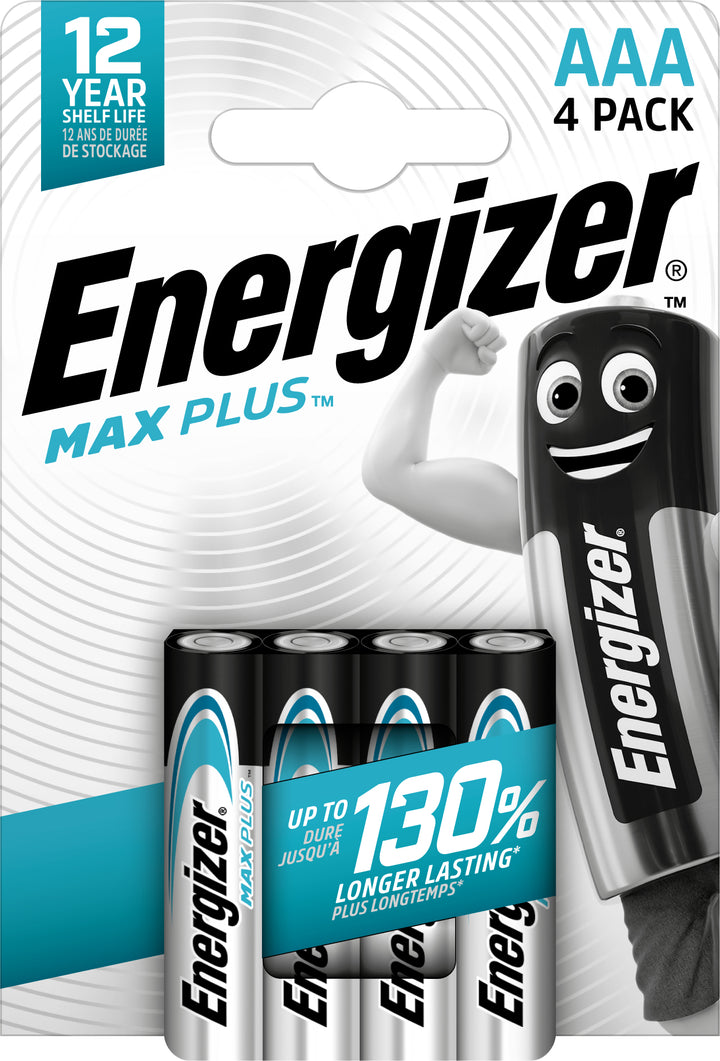 Piles LR03 AAA - Haute Performance, Blister de 4
