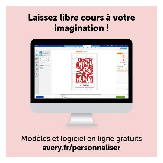 Kit Faire-Part A5 cartes 190grs+enveloppes+etiquettes